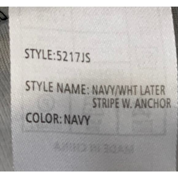 CRAFT + FLOW MID RISE BERMUDA SHORTS, BOYS, 8, LIGHT BLUE W/NAVY BLUE ANCHORS - Picture 8 of 10